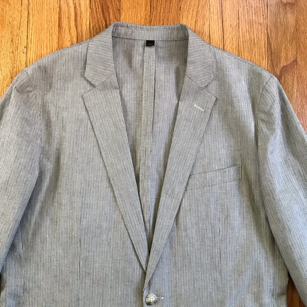 J. Crew Ludlow Light Seersucker Sport Coat 42L
